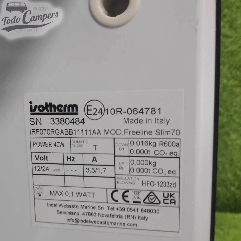 especificaciones técnicas modelo IRF070RGABB11211AA