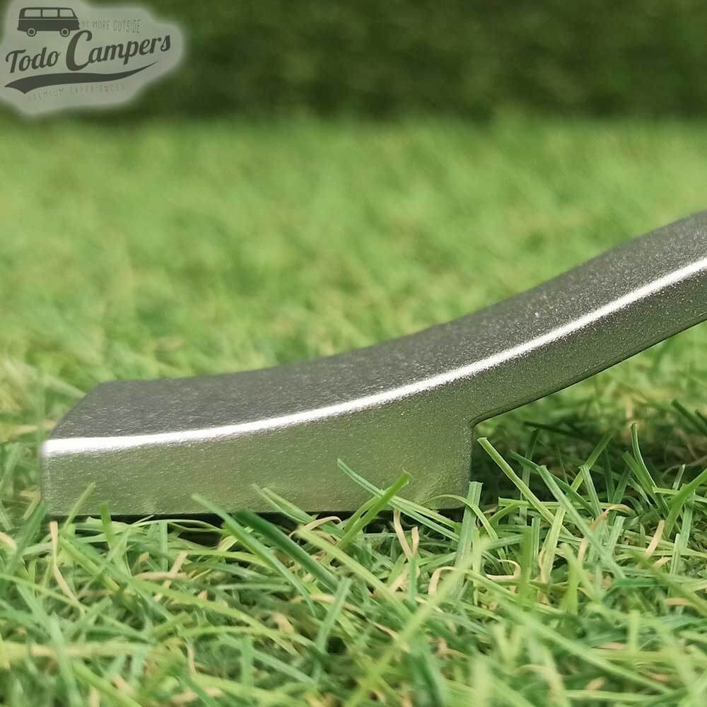 Asidero  en plata mate