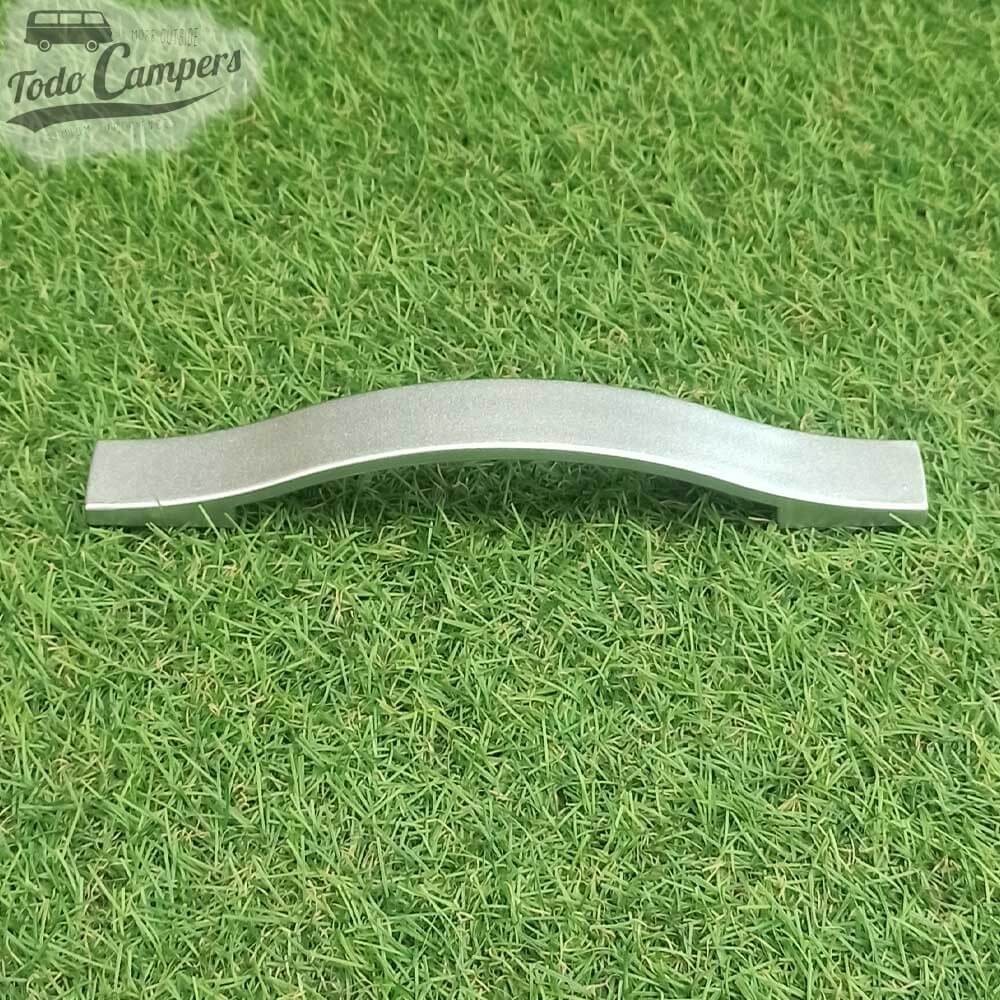 Puxador de ABS para armários e gavetas cor Prata acetinada - 180 mm