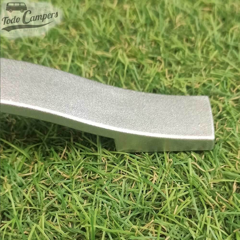 Tirador color Plata satinada de 18 cm