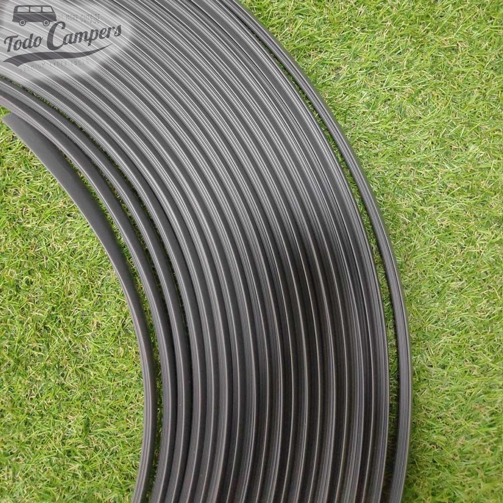 Orla em T sem abas de cor Cinza Escuro. Venda por metros.