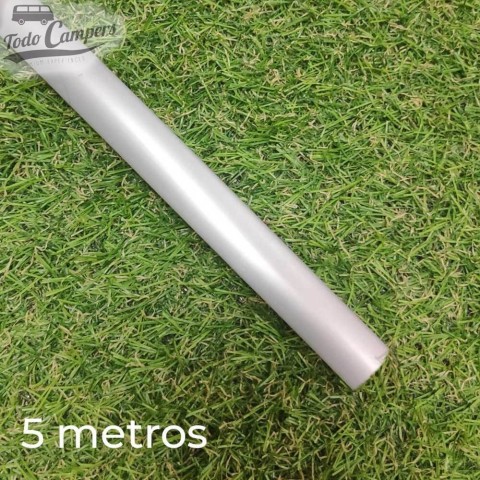 Canto en T semiperfilado - Gris Plata - 5 metros