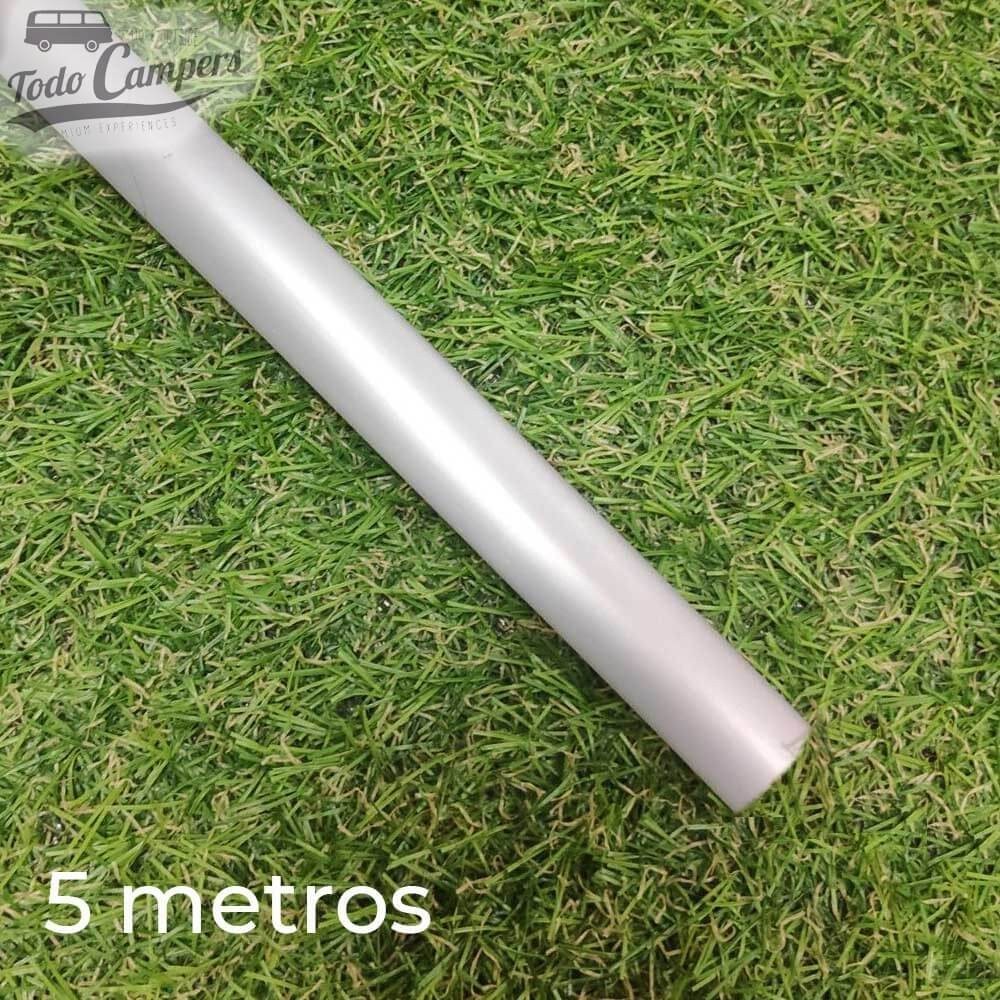 Orla em T semi-perfilada - Cinza Prateado - 5 metros