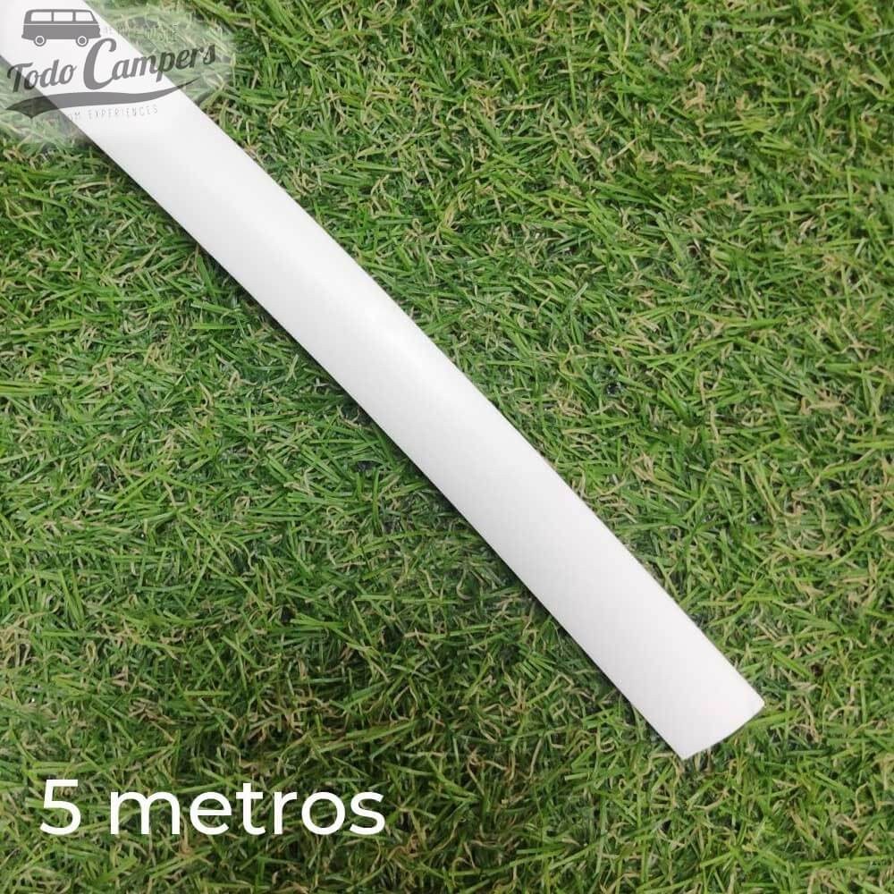 Orla em T semi-perfilada - Branco - 5 metros