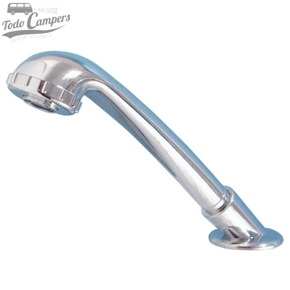 Kit chuveiro retrátil Cromado de bancada ou parede Comet London com bicha de 1,5 metros