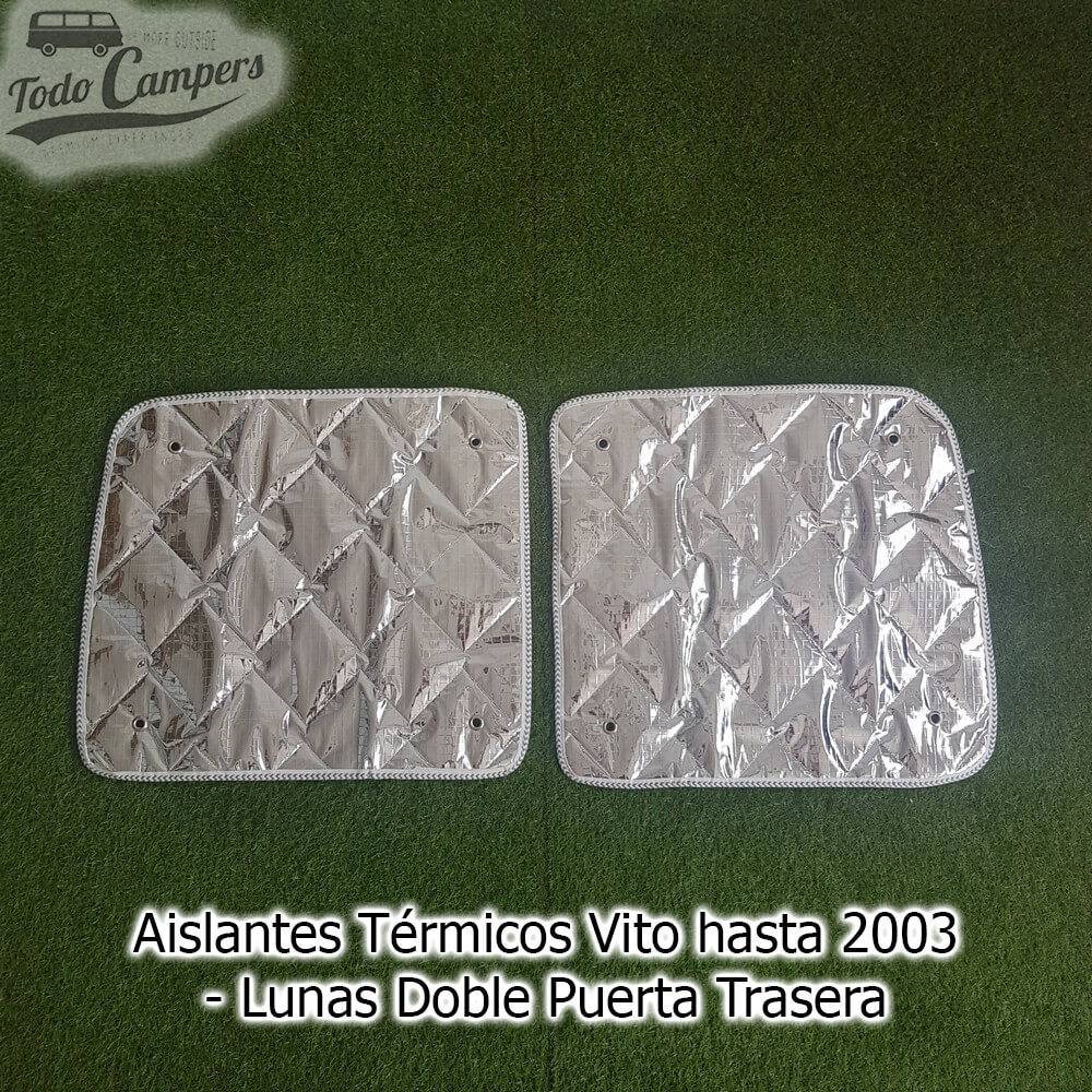 para-sois carrinha vidros duas portas traseiras mercedes vito 1996 2003