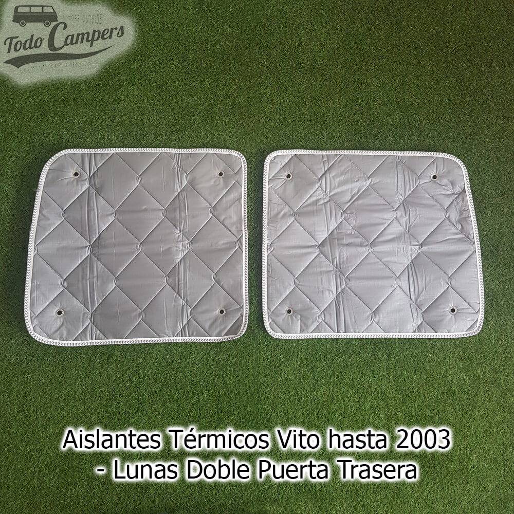 cortinas isotérmicas janelas pirta traseira dupla mercedes vito 1996-2003