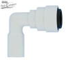 Ligador curvo 90º para bomba sumbersível ou exterior a tubo 12 mm com encaixe rápido (John Guest)