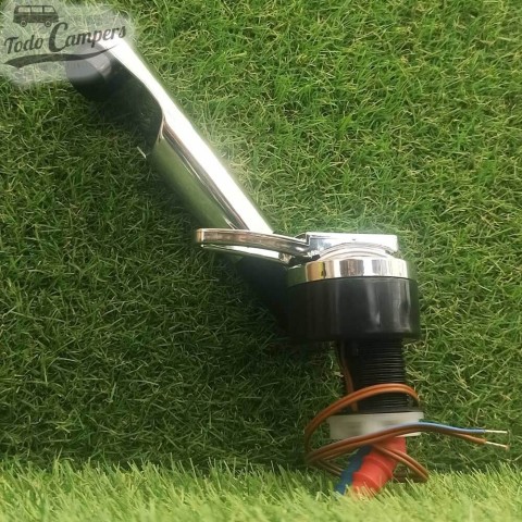 Grifo mezclador monomando giratorio y abatible RK Reich De Luxe (brazo Style 2002) - Negro y Cromo