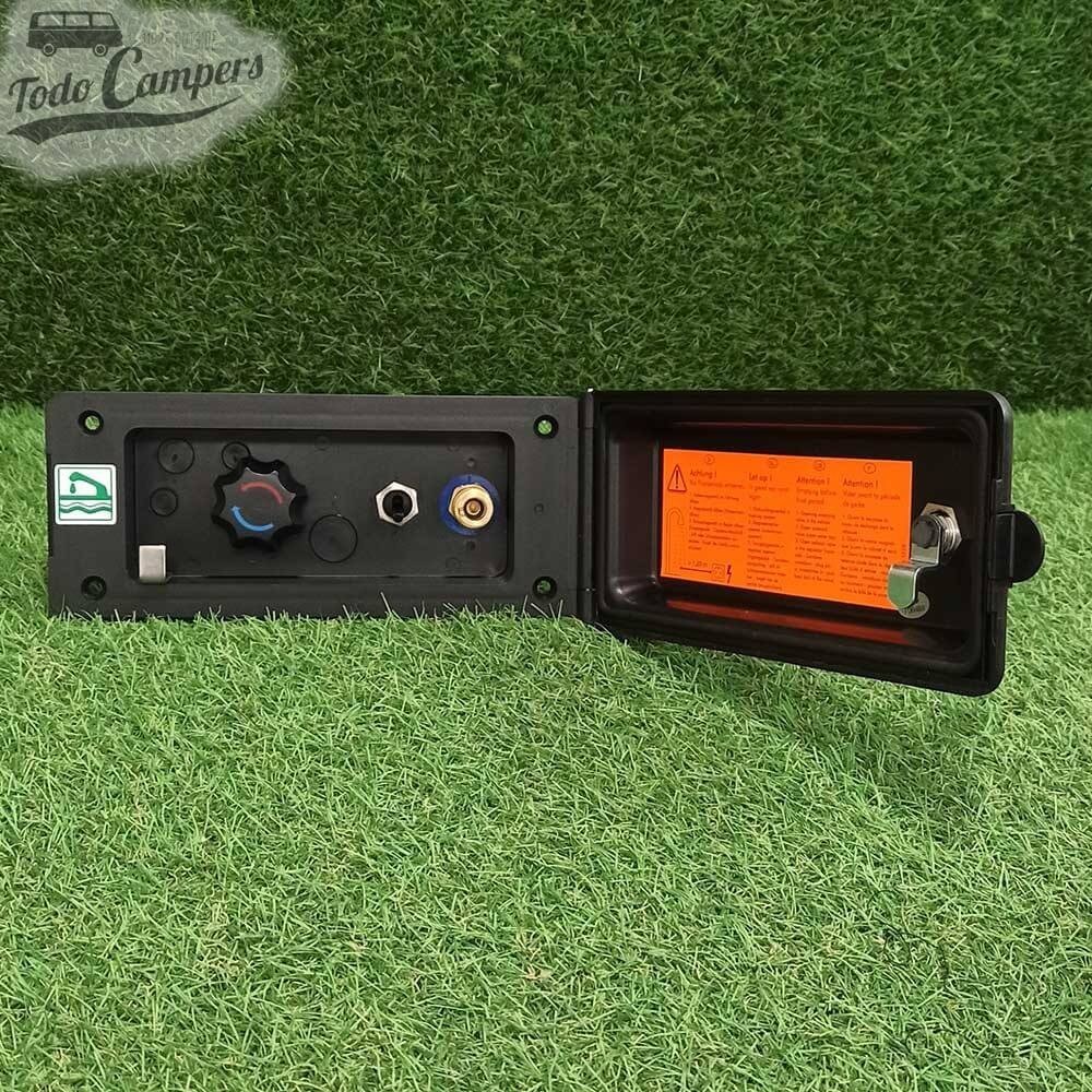 Toma de ducha de agua caliente/fría RK Reich - Color Negro