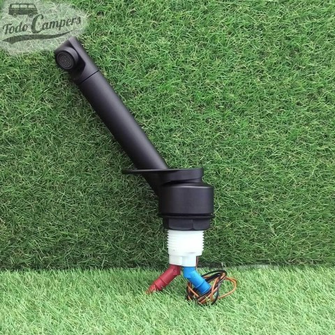 Grifo mezclador monomando abatible y cabezal giratorio RK Reich Twister E - Negro