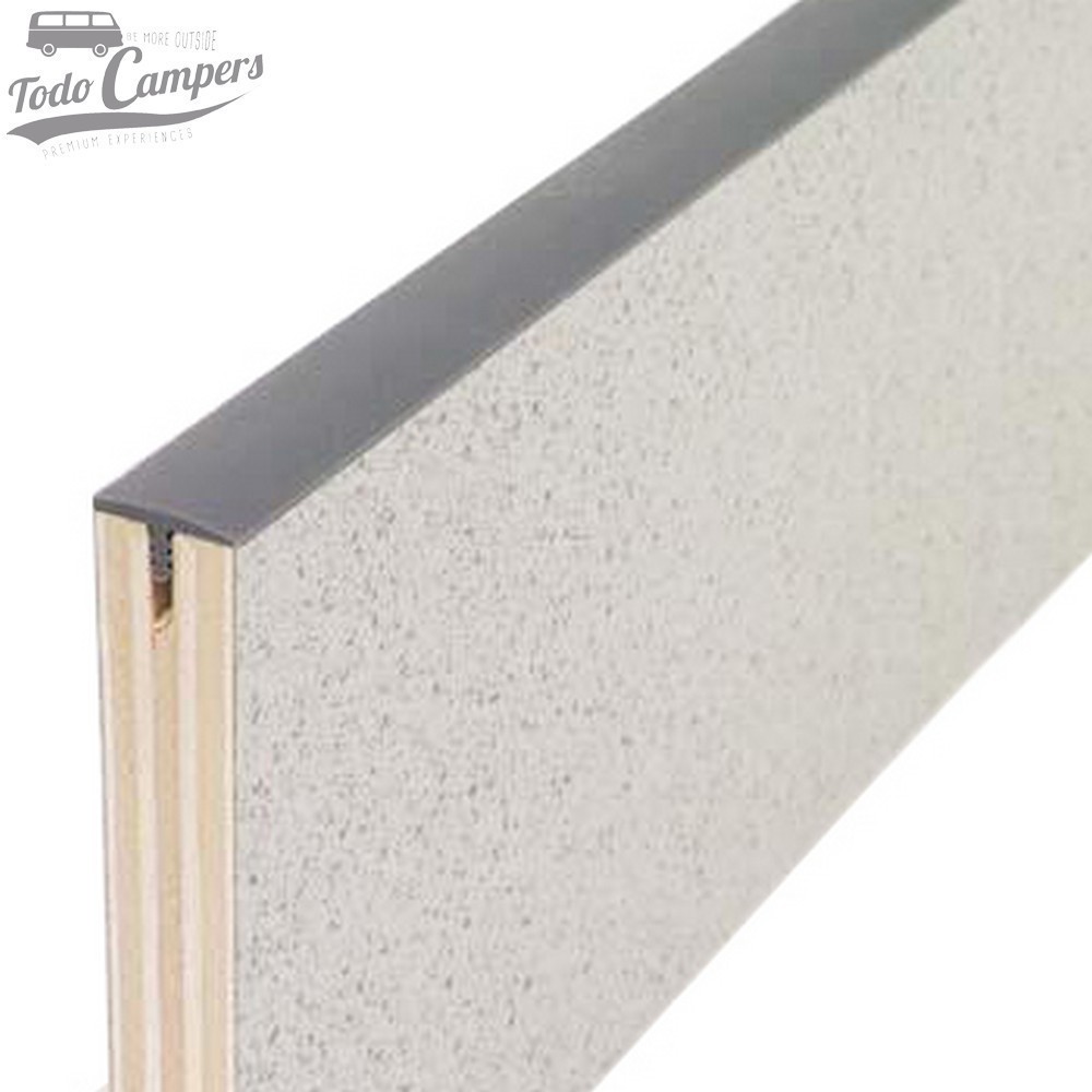 Canto en T color Gris Medio venta por rollos de 25 metros