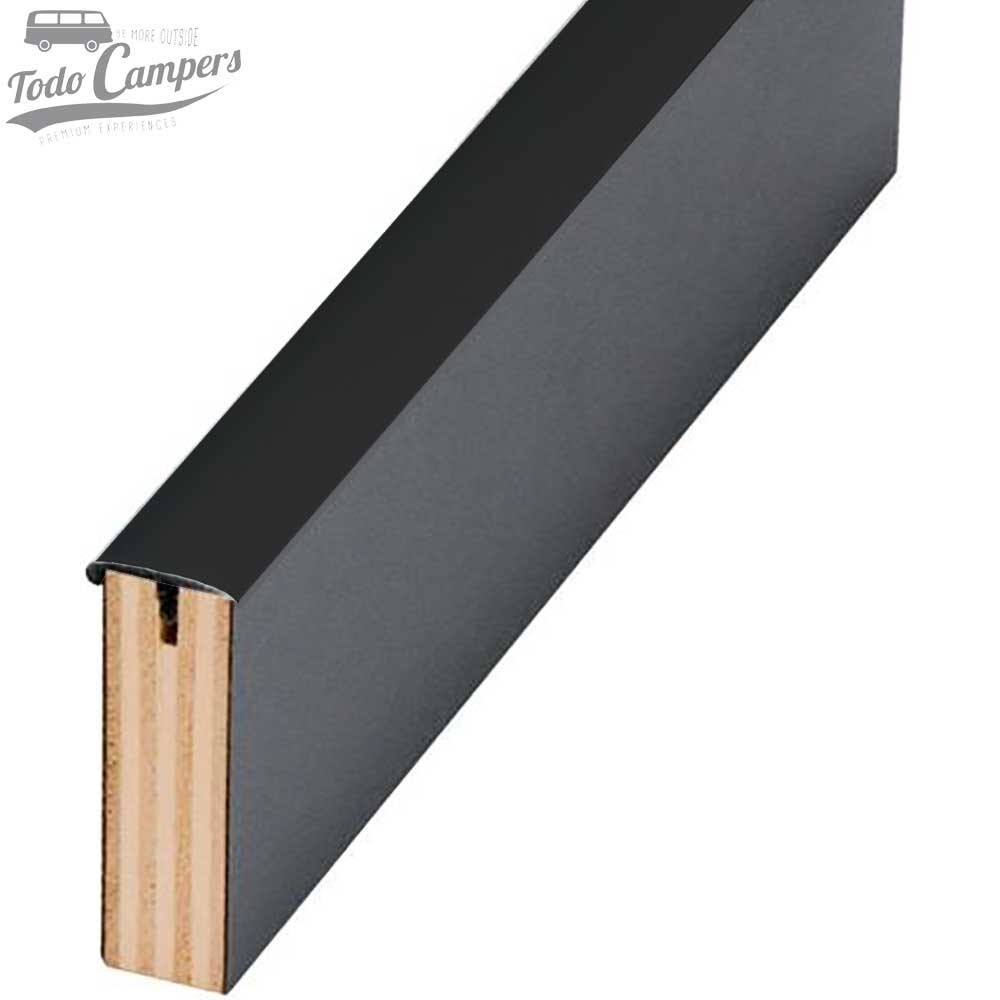 canto negro para muebles camper