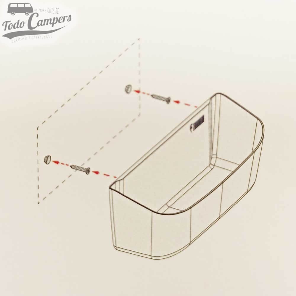 instalación de la repisa 08309-01-