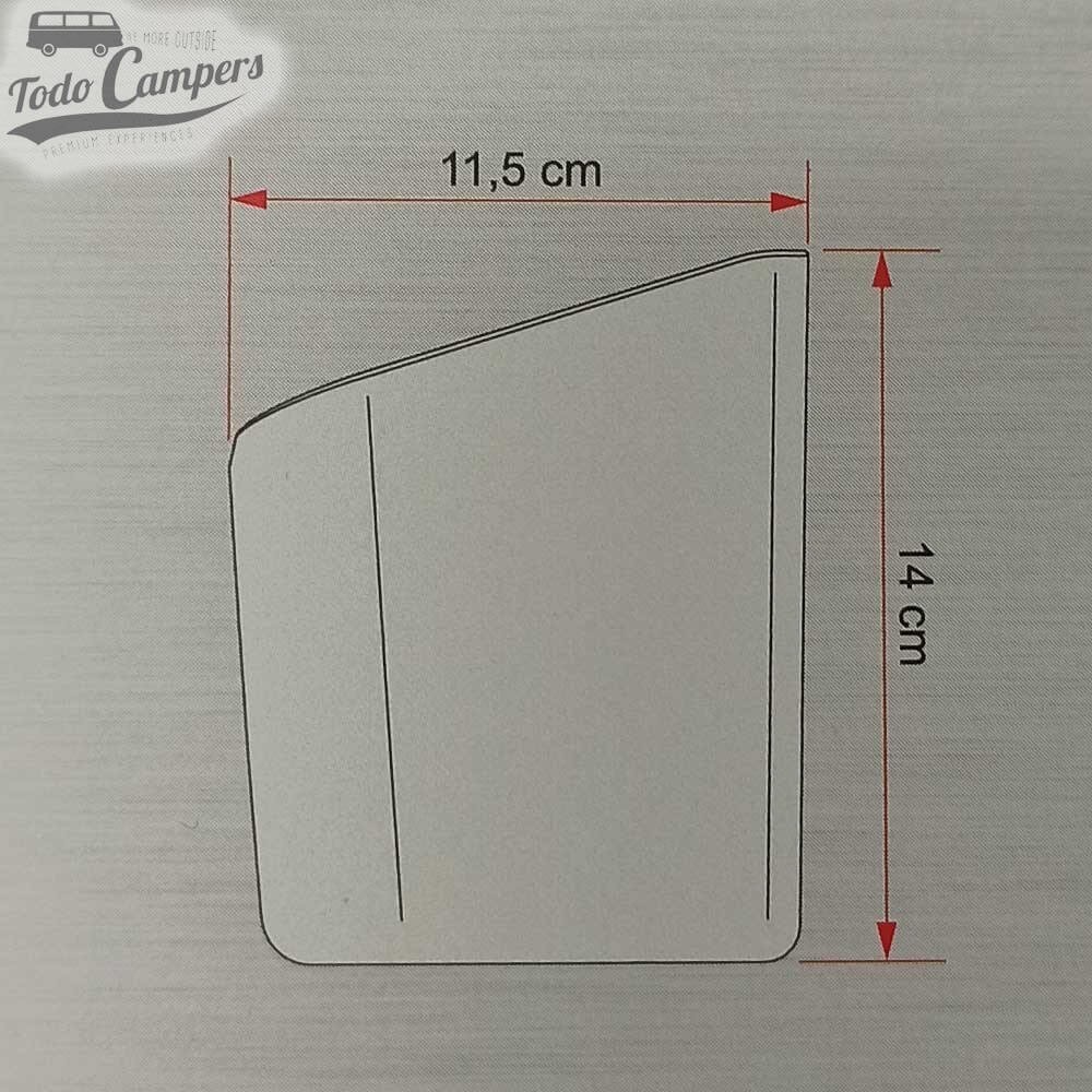 Medidas da Prateleira porta-objetos Fiamma Pocket Plus L