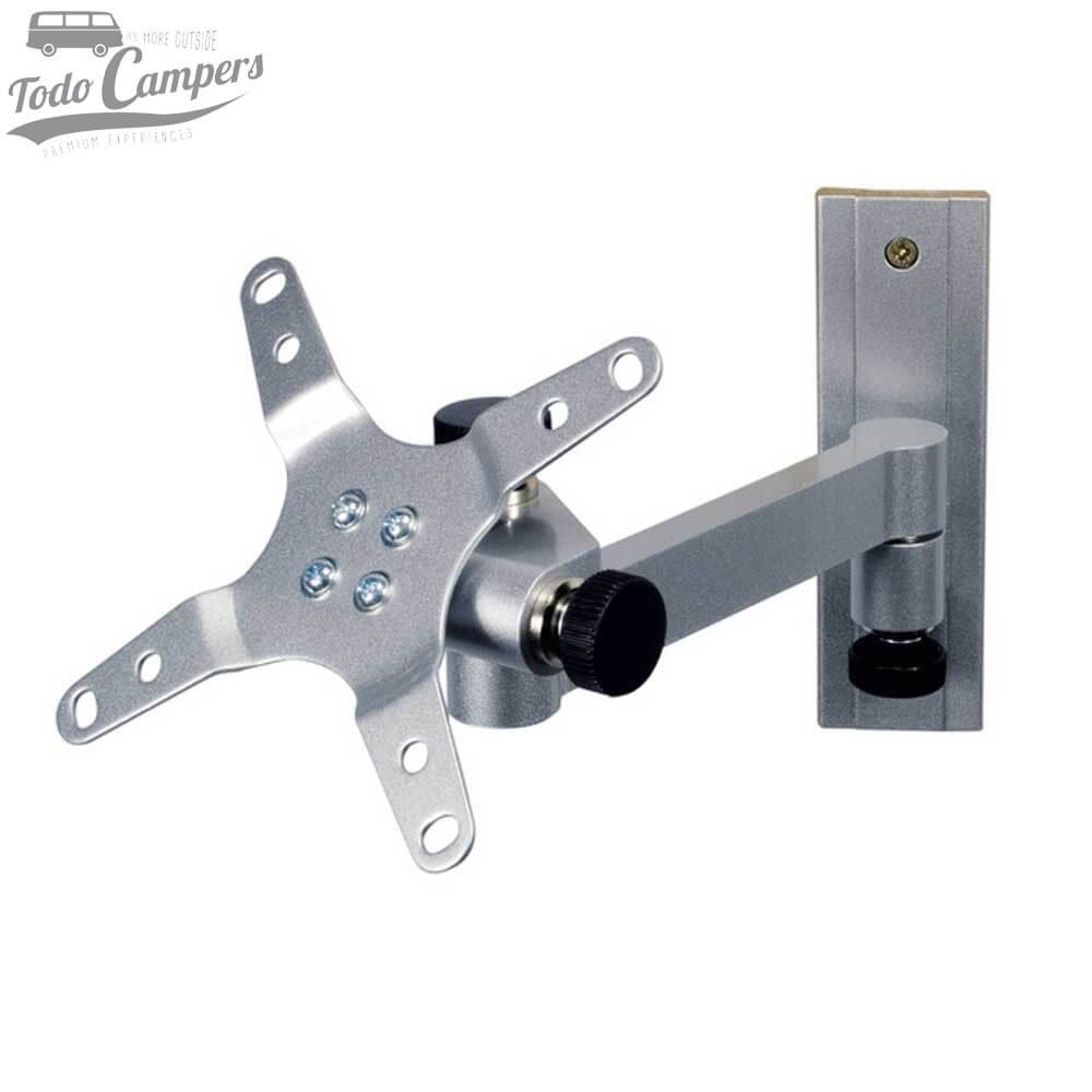 Suporte de TV articulado Carbest Wall Mount Holder M para ecrã de 13 a 30 polegadas com VESA 75 e 100 - Prateado