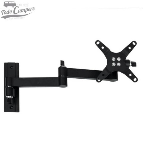 Soporte de TV articulado Carbest Wall Mount Holder XL para pantallas de 13 a 30 pulgadas con VESA 75 y 100 - Negro