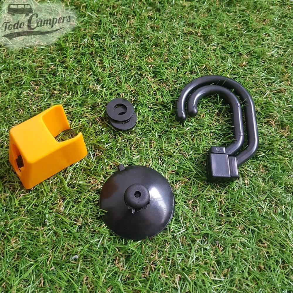 Gancho de ducha camper. Ducha Portátil a 12V para tu furgoneta camper