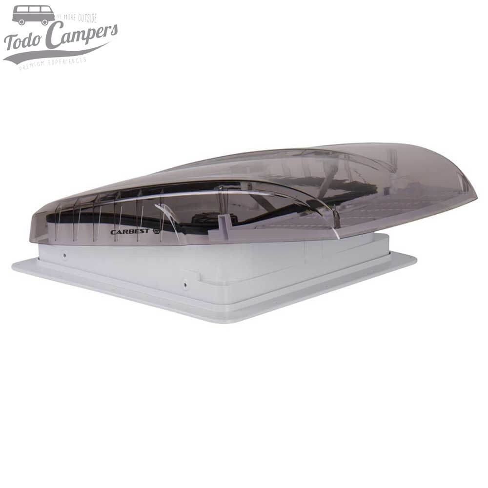 Sistema de ventilación Carbest VanVent de 40x40 cm - Tapa ahumada
