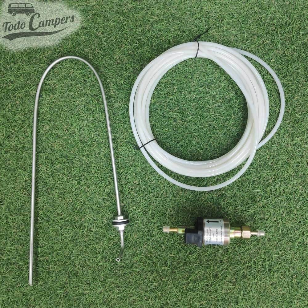 bomba, tubo de diésel y espadín de la Autoterm Air 4D