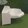 Lavabo plegable suspendido Comet - 54x31x18