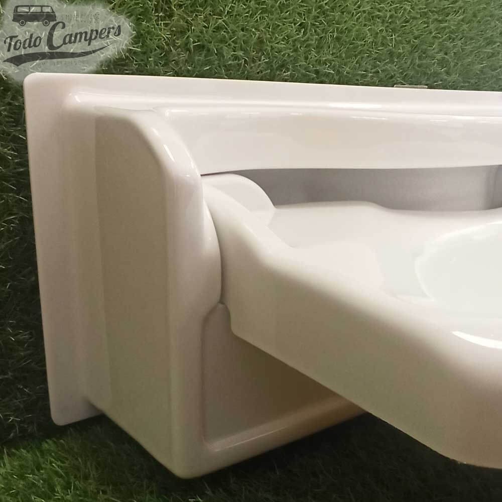 Lavabo plegable suspendido formato mini: 54 x 31 x 18 cm