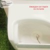 desagüe no incluido en el Lavabo plegable suspendido Comet