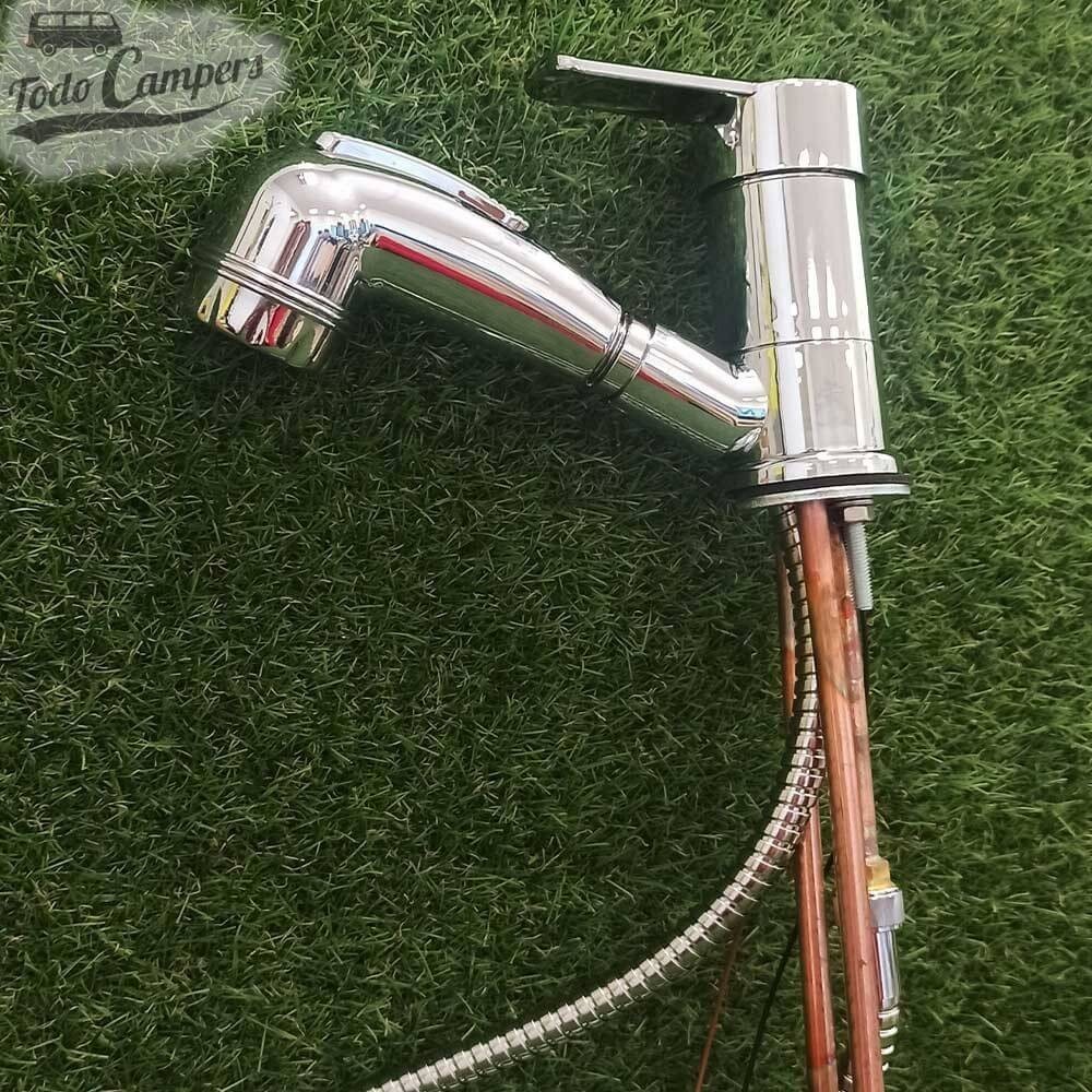 El grifo Comet Parma Shorty admite bomba de presión hasta 3 bar.