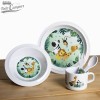 Vajilla de melamina infantil Safari 1 Pax (5ud)