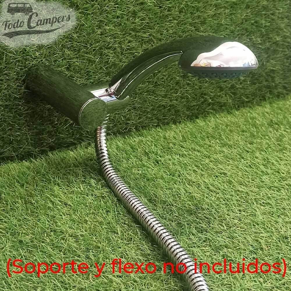Ducha Cora con soporte y latiguillo (accesorios no incluidos)