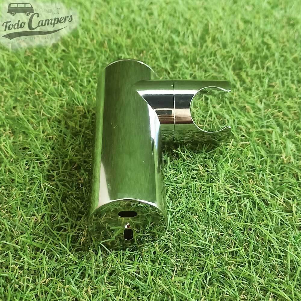 Soporte de ducha apto para latiguillos con rosca de 1/2".