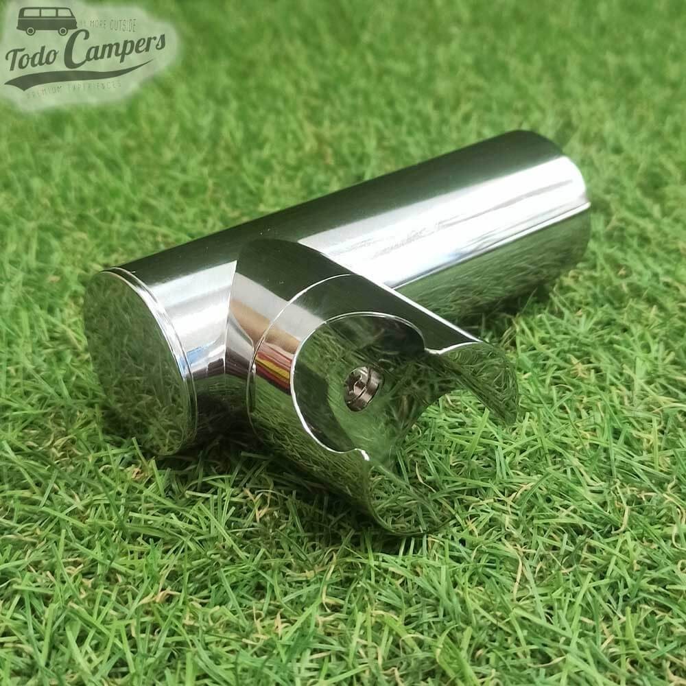 Suporte de chuveiro giratório Comet Stilo para montagem na parede - Cromado