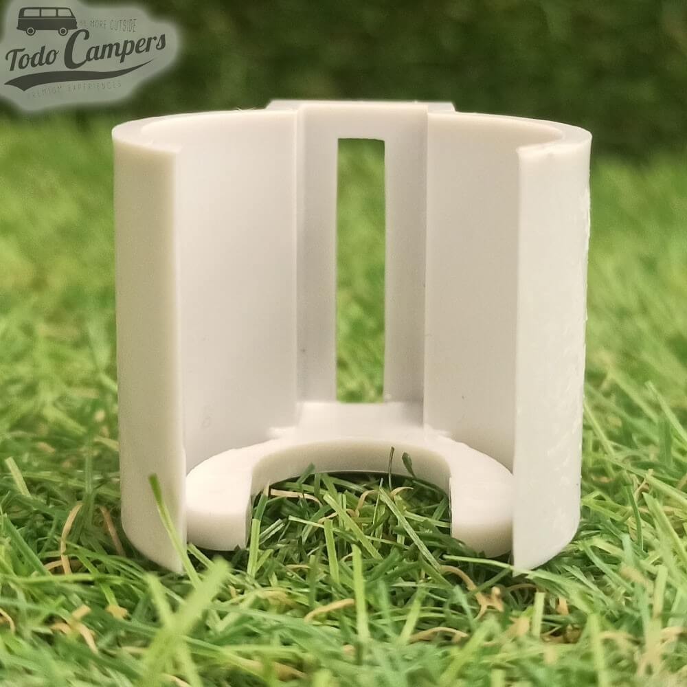 Con este sistema de sujeción podrás fijar la bomba para evitar posibles golpes