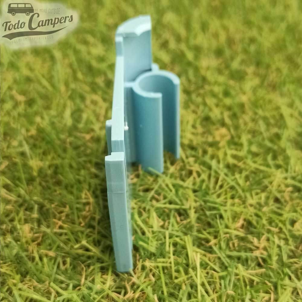 perfil del soporte de bombas de paso Comet Vip y Vip-Plus.