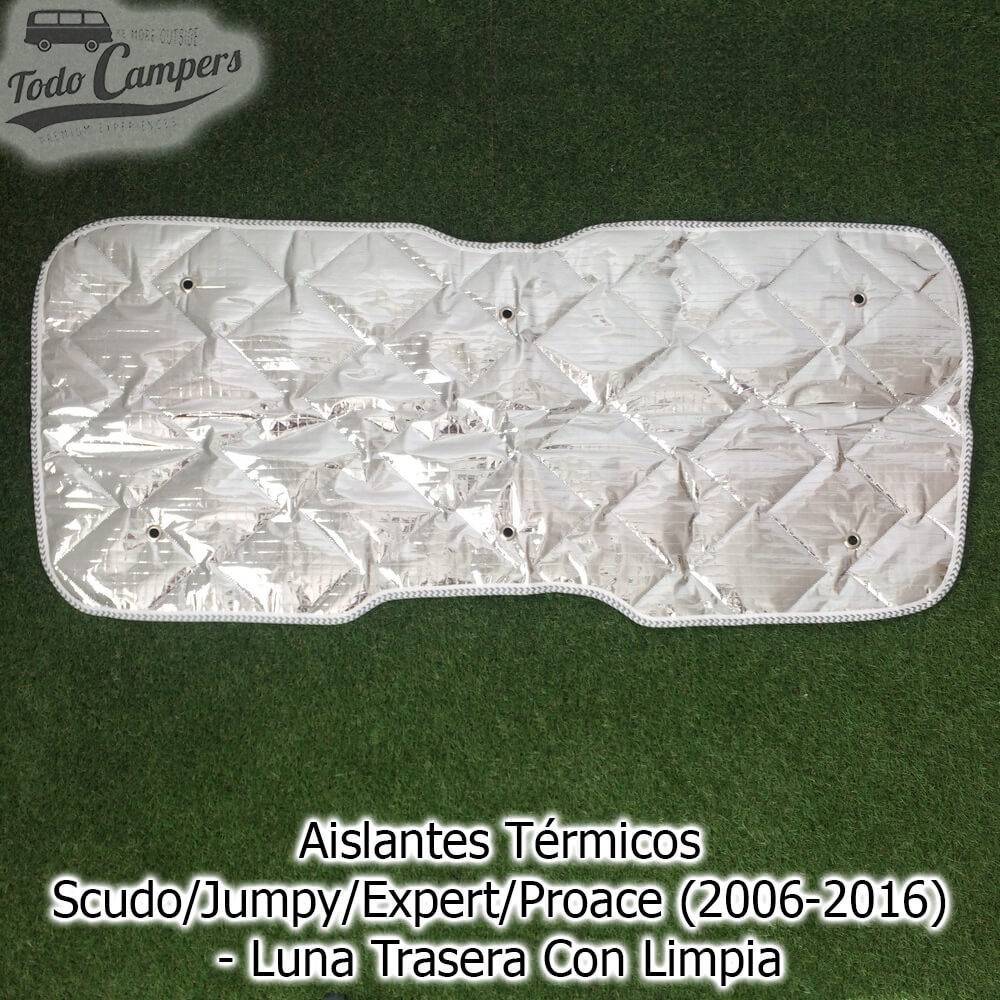 aislante termico furgoneta luna trasera con limpia scudo jumpy expert proace 2006 a 2016
