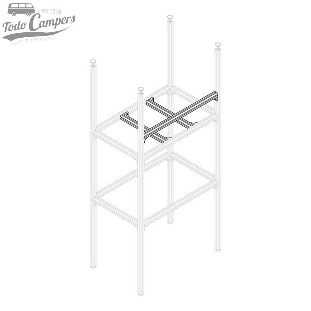 Soporte de estantería para autocaravanas Fiamma Garage System Support