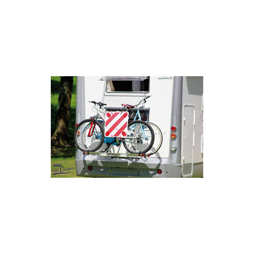 Necesario para señalizar tus bicicletas cuando están montadas en el portabicicletas de furgoneta, autocaravana o caravana