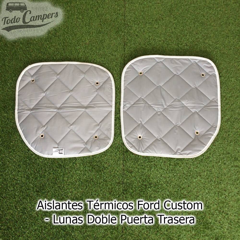 isolamento térmico janela carrinha vidro duas portas traseiras custom