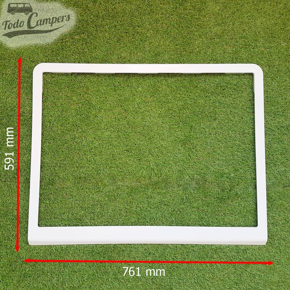 Medidas de Adaptador para techo Ducato, Jumper y Boxer  Midi Heki Style (parte delantera)