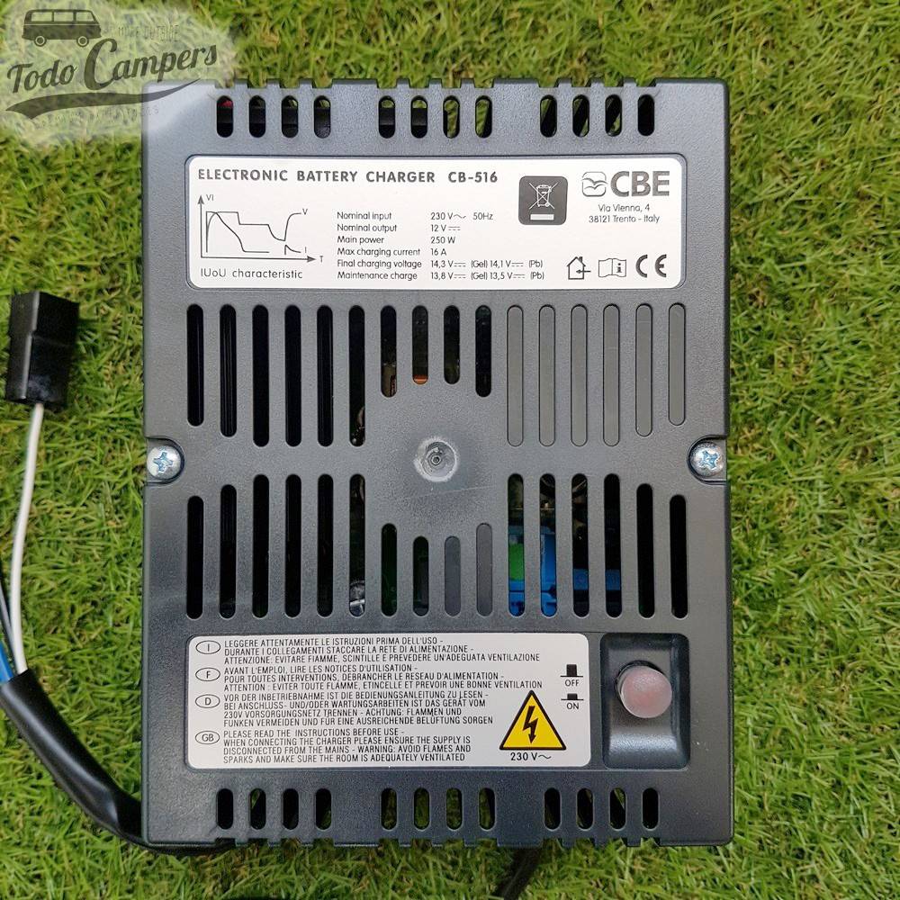 Carregador de bateria fixo 16A CBE 516 (60-200Ah)