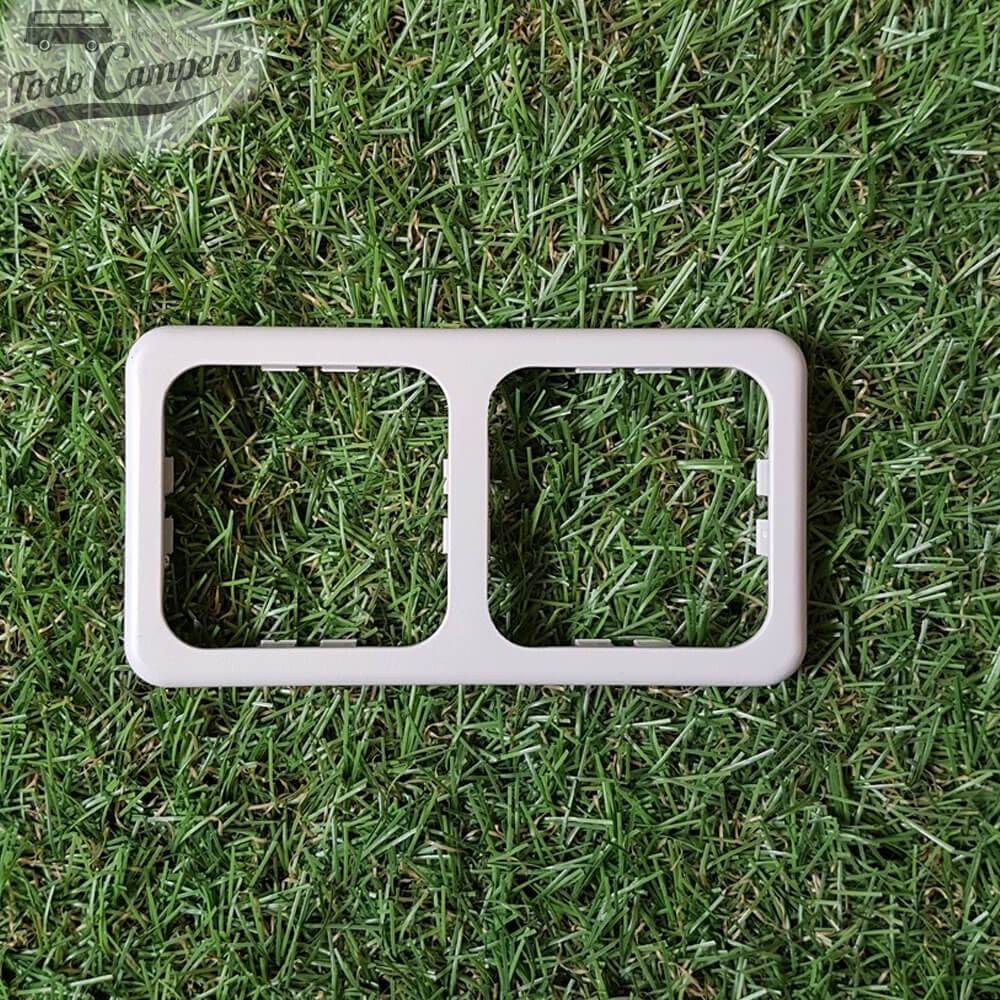 Marco doble color gris claro