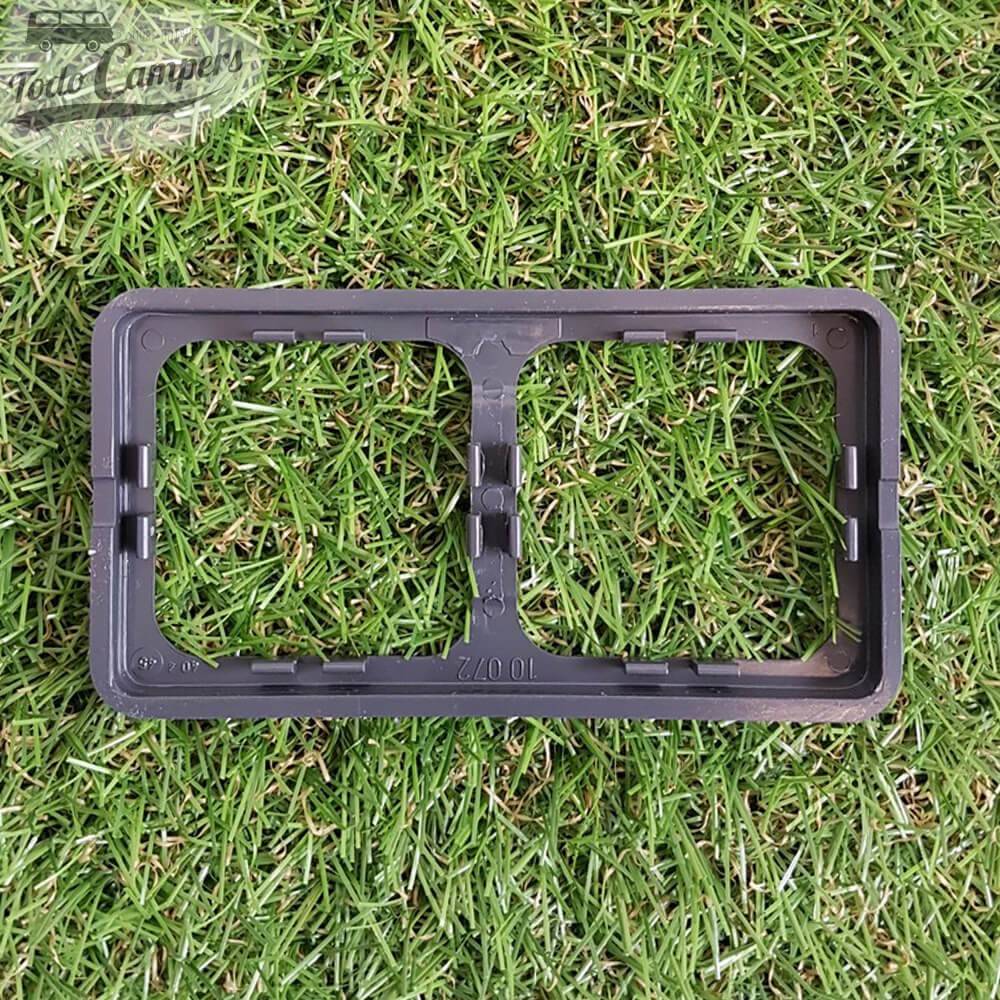 Marco doble color gris oscuro vista trasera