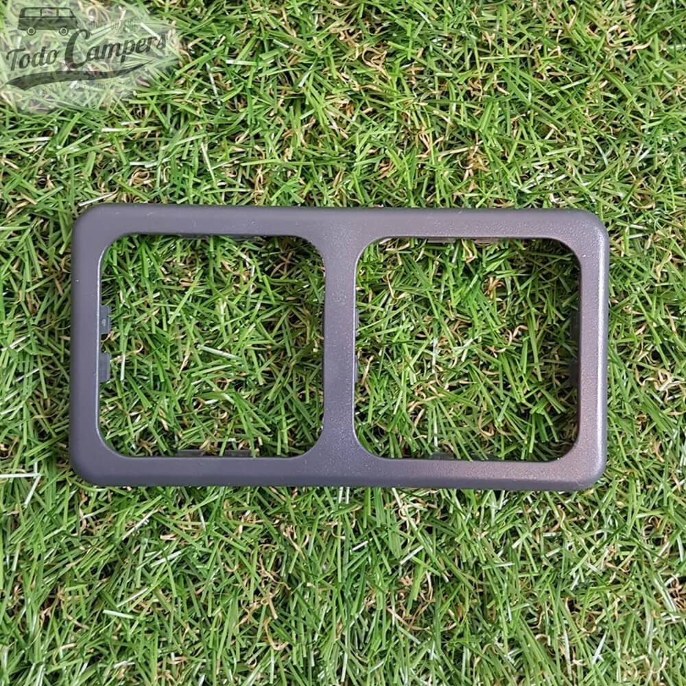 Marco doble color gris oscuro