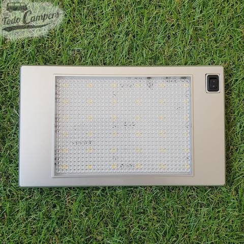 Plafón de superficie Led extrafino con interruptor  185 x 110 mm