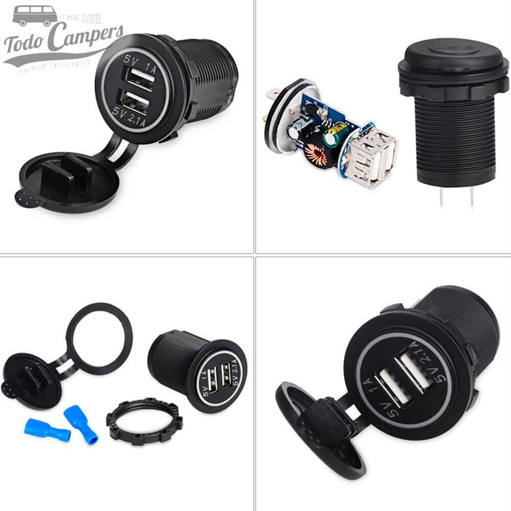 Accesorio de interior Puerto USB doble  Serie TC