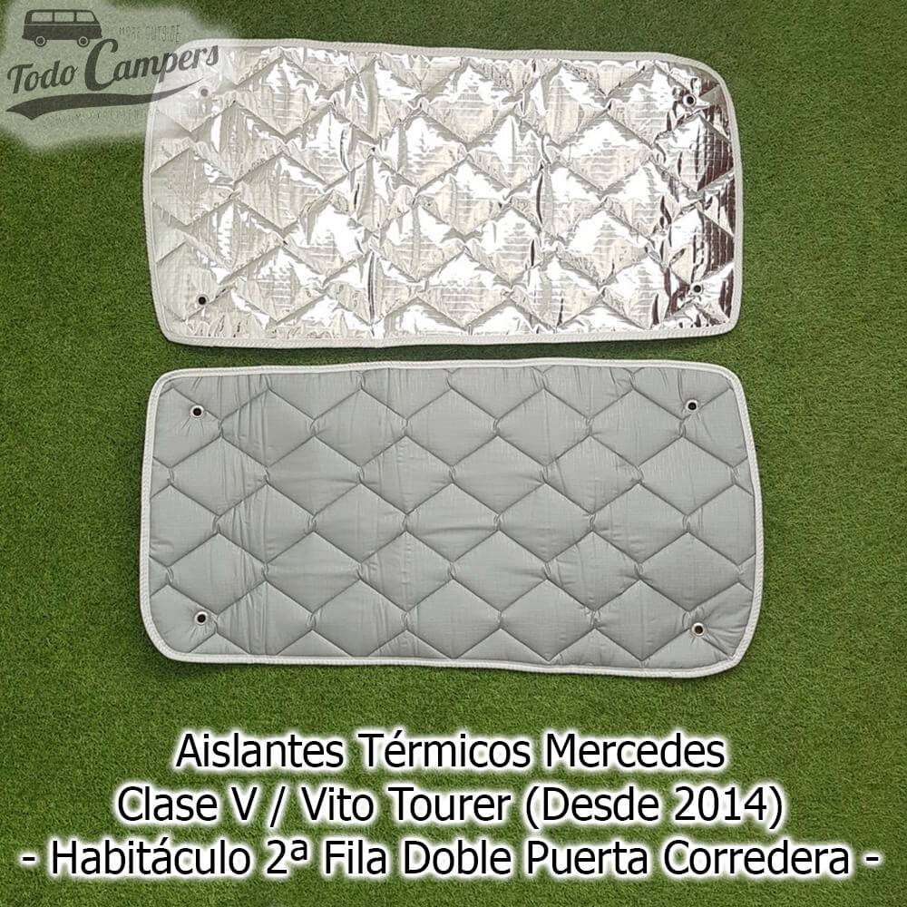 oscurecedores furgonetas habitaculom 2 fila doble puerta corredera mercedes vito tourer y clase v desde 2014
