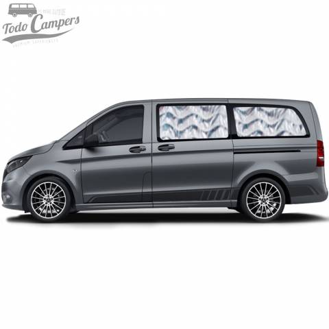 Aislantes Térmicos Mercedes Vito Tourer y Clase V desde 2014 - Habitáculos (ventanas laterales)