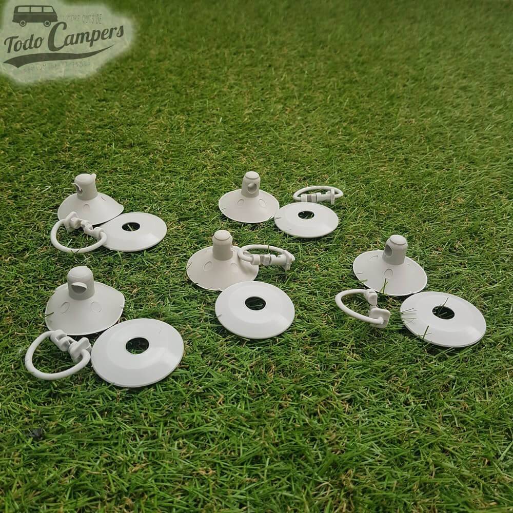 Ventosas de grande sucção para protetores térmicos