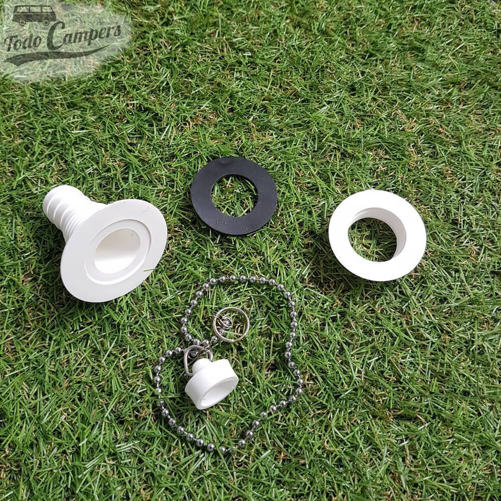 Válvula Direita - Saída 19 mm, Tipo B - Peças