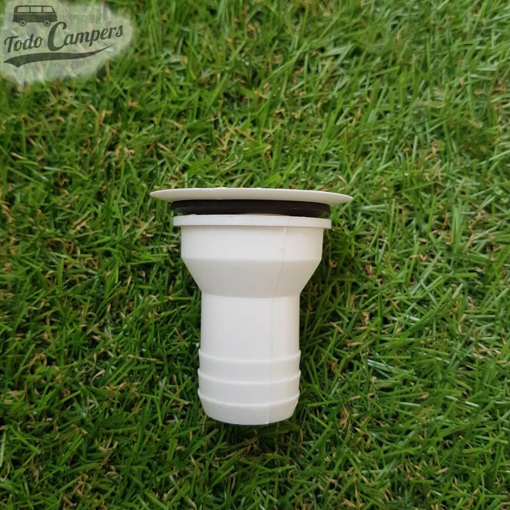 Desagüe recto Salida 25 mm, Tipo B Vista lateral